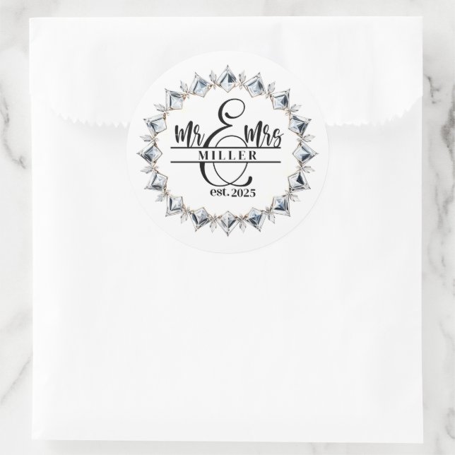 M. et Mme Autocollant (Sac)