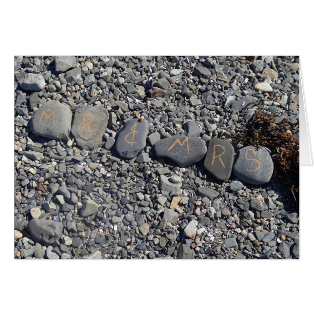 M. et Mme Beach Rocks à Bar Harbour (Devant horizontal)