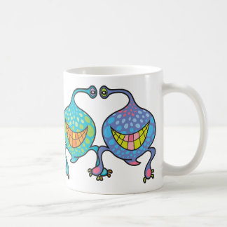 M. et Mme Blob Cartoon Fun Alien Gift Mug