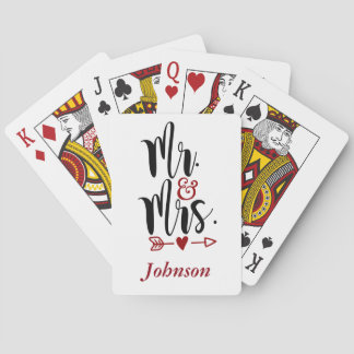 M. et Mme cartes de jeu