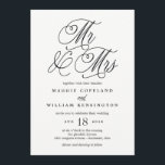 M. et Mme Elegant Wedding Invitation<br><div class="desc">Organisez une fête élégante avec cette invitation moderne que vos invités adoreront. 
Conception par © berryberrysweet . Des fichiers numériques imprimables sont disponibles! Visitez notre site Web à www.berryberrysweet.com pour plus de détails!</div>