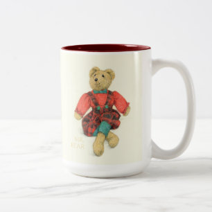 M. ET MME. OURS Grand Mug Marron Bicolore