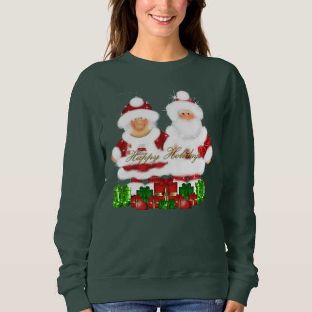 M. et Mme Santa Claus sweatshirt (Devant)