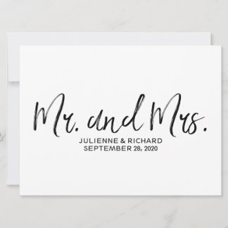 "M. et Mme." SIGNE MARIAGE | Stylish Lettré