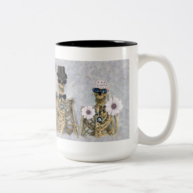 M. et Mme Skully Pirate Mug Dans le bain pour long (Droit)