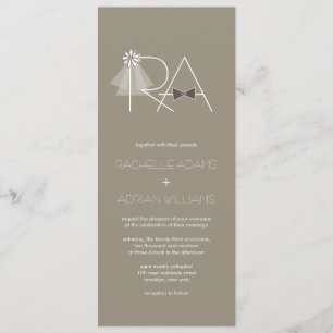 M. et Mme Veil et invitation de mariage de