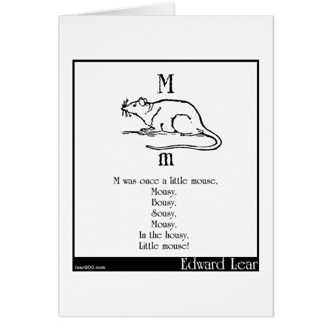 M était par le passé une petite souris (Devant)