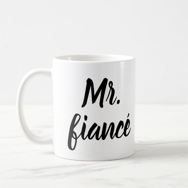 M. Fiance Café Mug - Enky Tendance Lettering (Gauche)