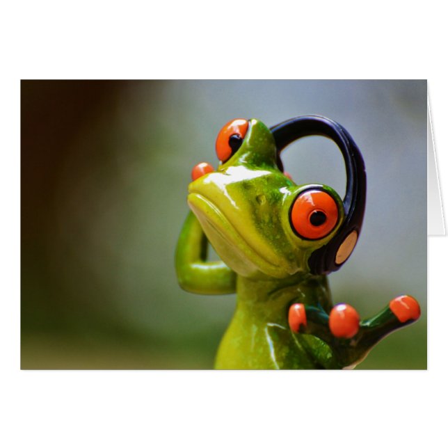 M. Frog avec casque (Devant horizontal)