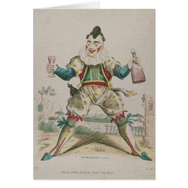 M. Grimaldi comme clown (Devant)