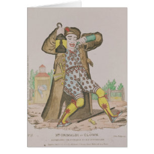 M. Grimaldi comme clown, éclairage