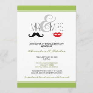 M. Invitation du parti d'engagement & Mme (chaux)