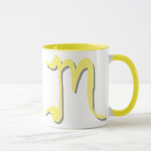 M (Jaune) Mug