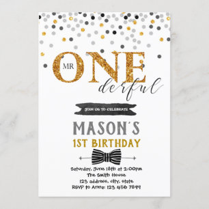 M. la merveilleuse invitation d'anniversaire