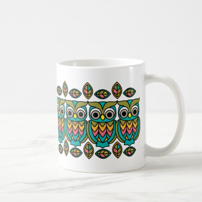 M. mignon tasse de hibou de huée (Droite)