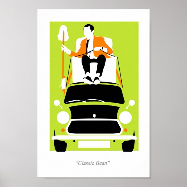M. Mister Bean classique Mini voiture Poster (Devant)