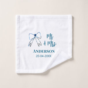 M & Mme ajoutent nom date cadeau de mariage nœud b