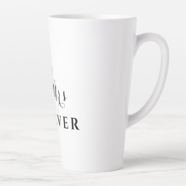 M. & Mme Forever Romantic Latte Mug (Droite)
