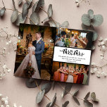 M. Mme Mariage de la photo Carte de remerciements<br><div class="desc">Fêtez le voyage "heureux toujours après" avec notre enchanteur M. et Mme Mariage de photos Carte de remerciements. Cette carte magnifiquement conçue est plus qu'un simple geste de gratitude ; c'est un souvenir chéri qui saisit l'essence de votre journée spéciale. Le recto de la carte présente un design élégant "Mr...</div>
