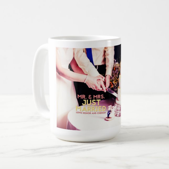 M. & Mme- Mug cadeau (Devant gauche)