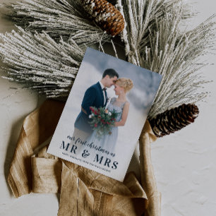 M. & Mme Noël mariage faire-part