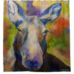 M. Moosey Moose Douche Rideau