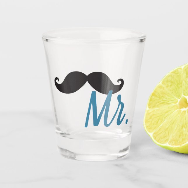 M. Mustache en verre (Devant)