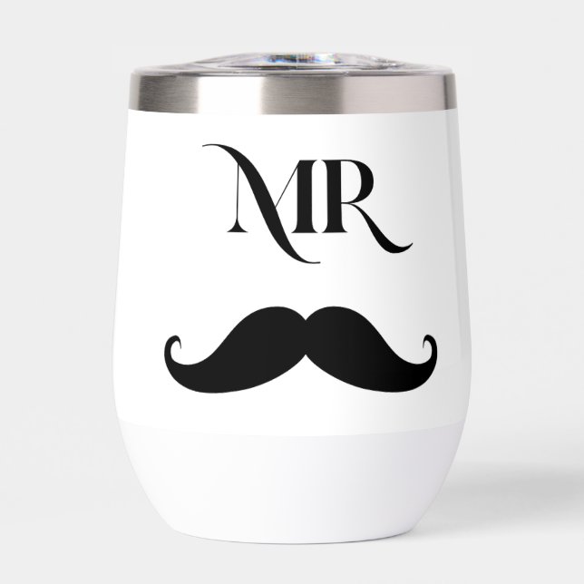 M. Mustache Verre Pour Lui (Avant)
