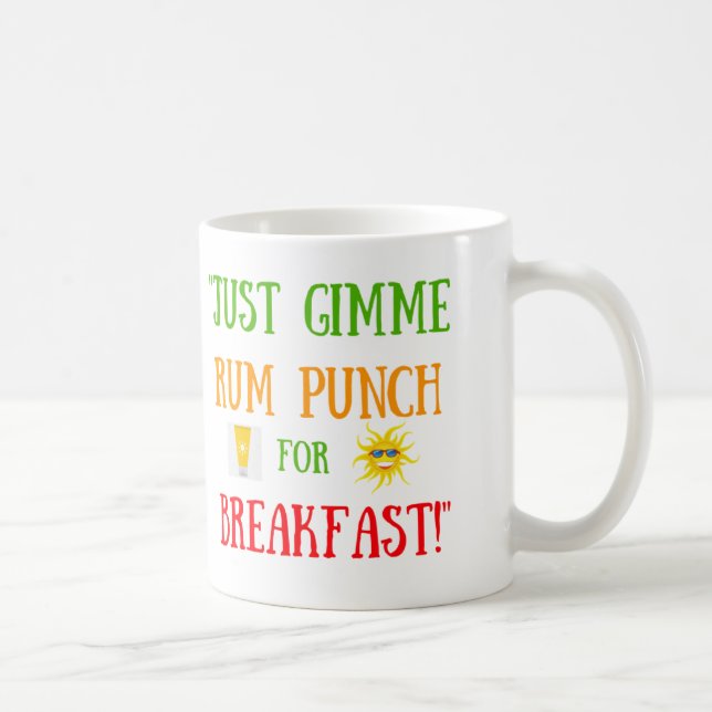 M. Myers "Rum Punch for Breakfast" Mug (Droite)