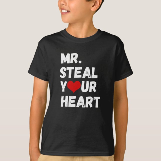 M. Steal Your Heart Valentine's Day T-shirt (Devant)