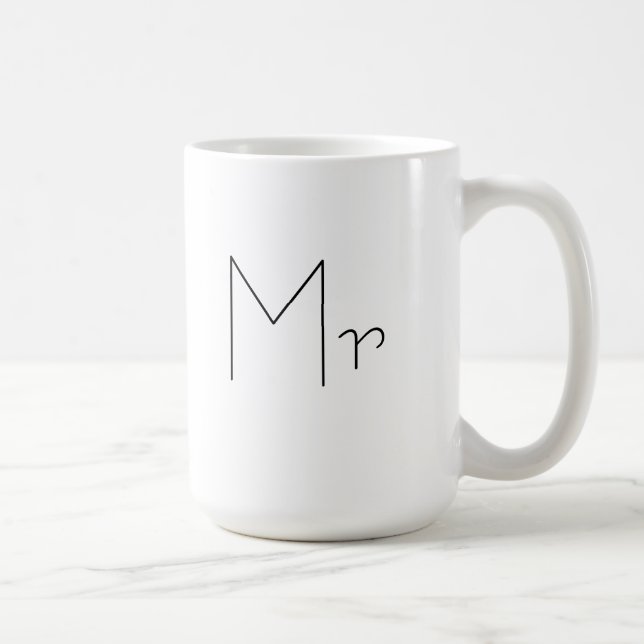 M. tasse de café pour des maris et des mariés (Droite)