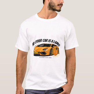 Ma autre voiture est une Lambo - T-Shirt Bitcoin
