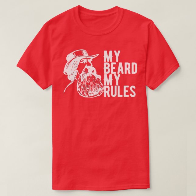Ma barbe Mes règles Classique TShirt (Design devant)