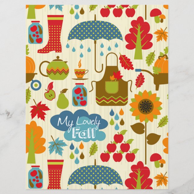 Ma belle chute avec des éléments d'automne (Devant)