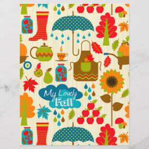 Ma belle chute avec des éléments d'automne