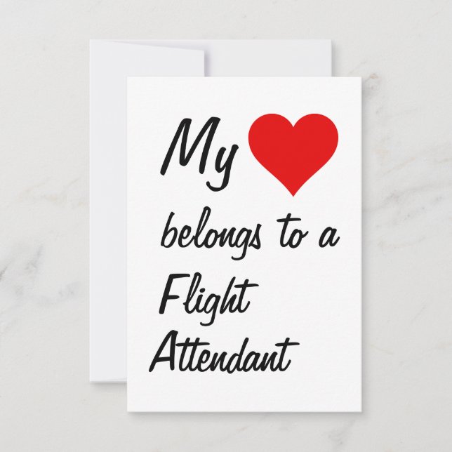 Ma carte appartient à un agent de bord (Devant)