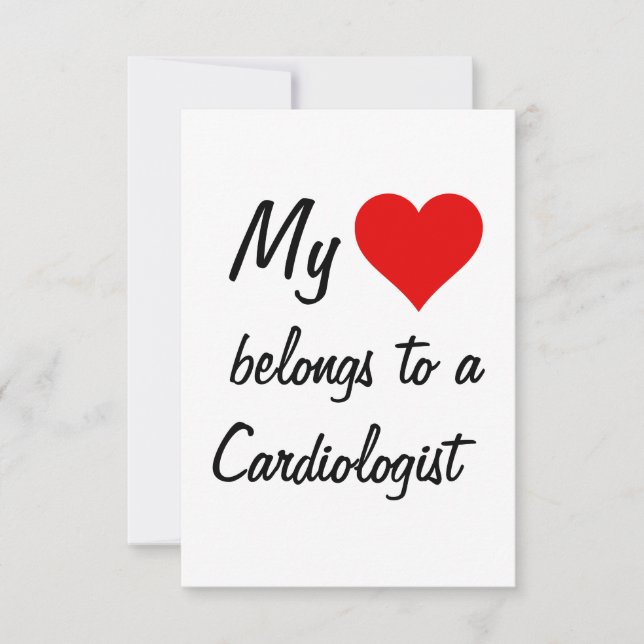 Ma carte appartient à un cardiologue (Devant)