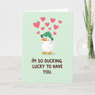 Ma carte canard chanceux