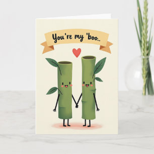 Ma carte couple bambou Boo