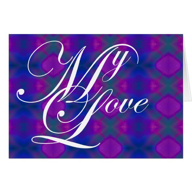 Ma carte d'amour (Devant horizontal)