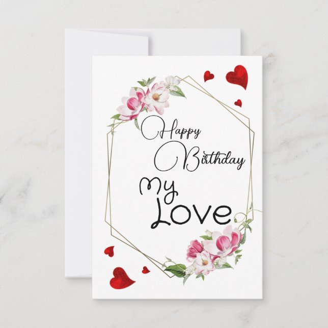 Ma carte d'amour (Devant)