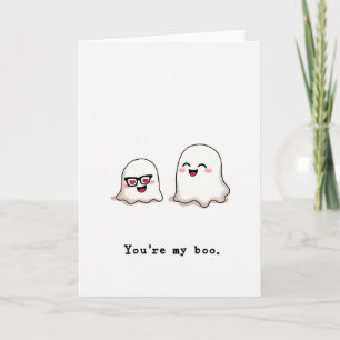 Ma carte d'amour fantôme Boo