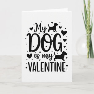 Ma carte de la Saint-Valentin pour mon chien