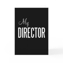 Ma carte de voeux de directeur (coutume)