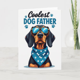 Ma carte de voeux pour le meilleur papa chien