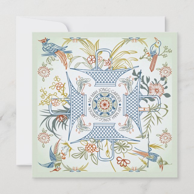 Ma carte Mah Jongg Garden (Devant)