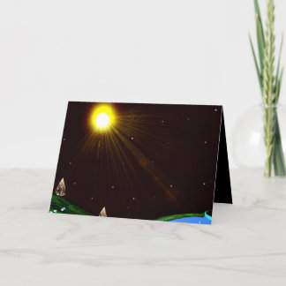Ma carte Noël étoilée
