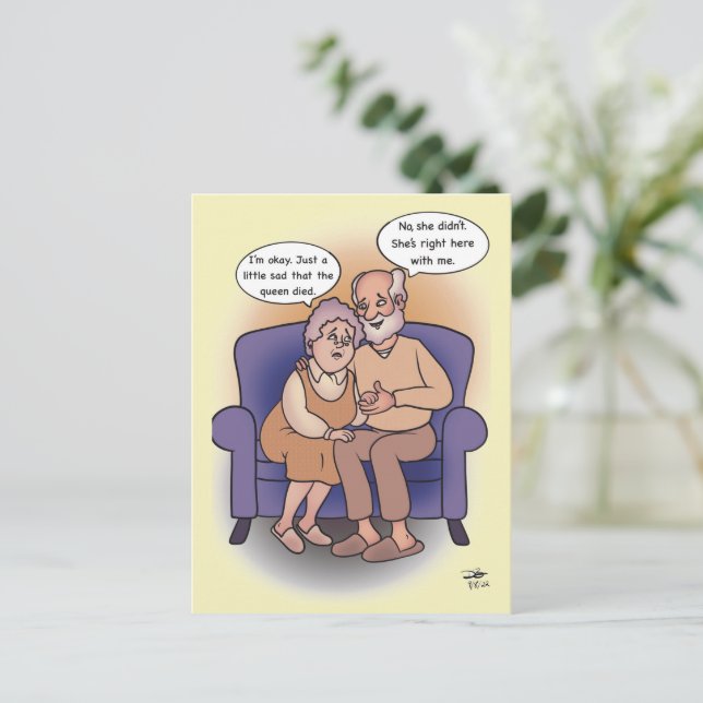 Ma carte postale Queen (Debout devant)