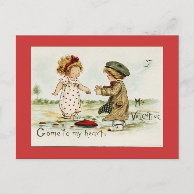 Ma carte postale Valentine Vintage Reproduction (Devant)