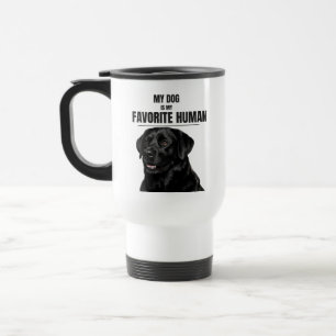 Ma chienne est mon humain préféré – Mug de voyage 